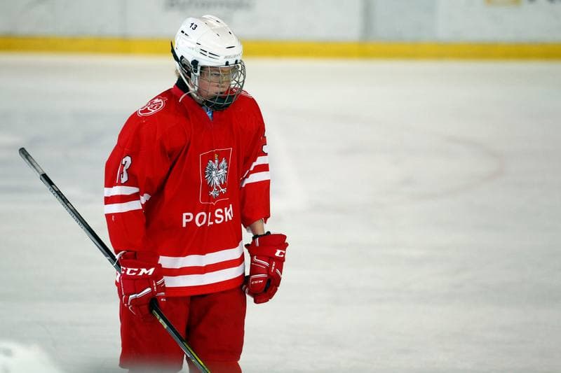 Ice Hockey. Slaska Liga Mlodzikow. Polonia Bytom - Reprezentacja Polski Kobiet. 06.09.2018