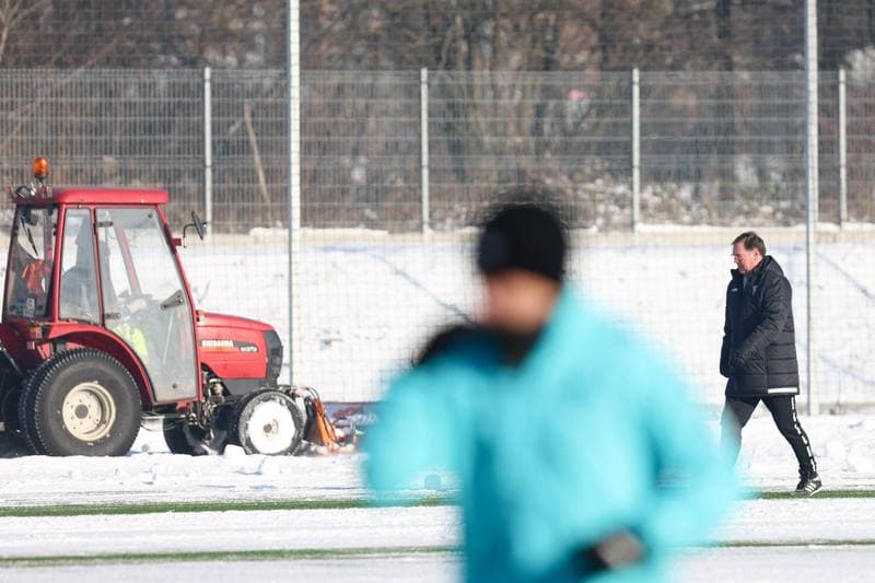 Football. Gornik Zabrze. Training. 10.01.2024