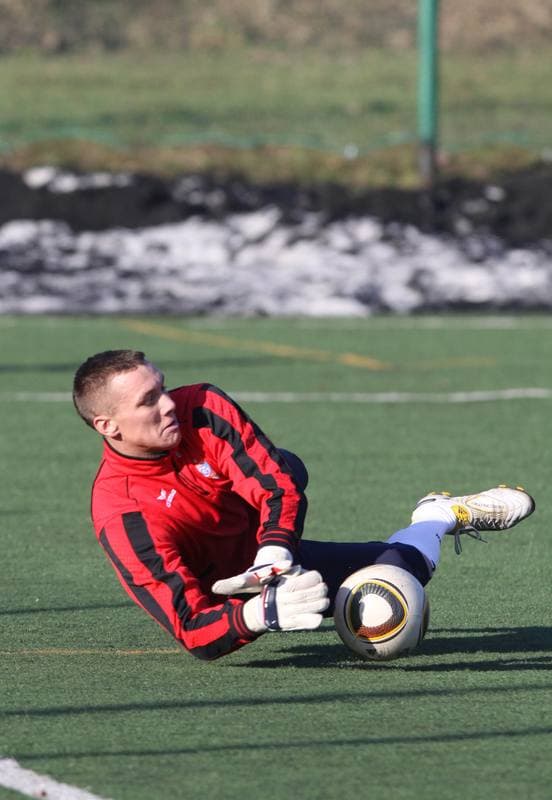 Football. Ruch Radzionkow. Training. 17.01.2011
