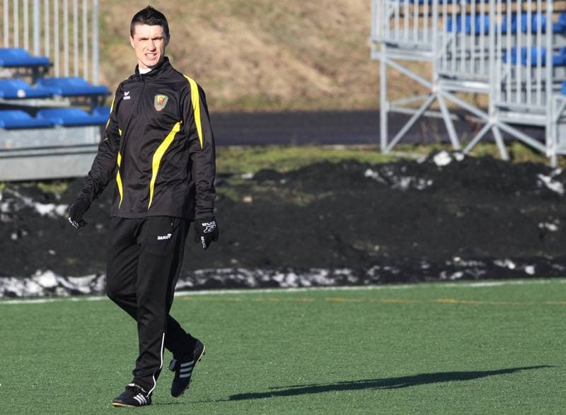 Football. Ruch Radzionkow. Training. 17.01.2011