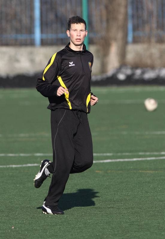 Football. Ruch Radzionkow. Training. 17.01.2011