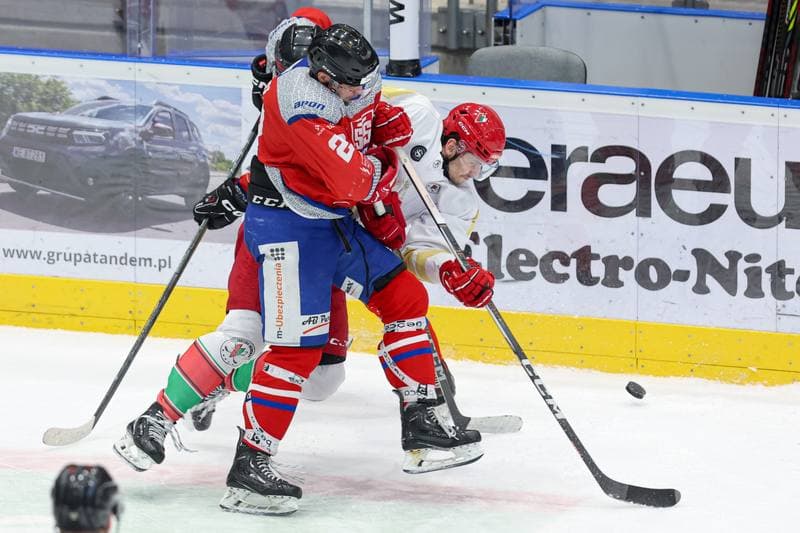 Ice Hockey. Tauron Hokej Liga. Zaglebie Sosnowiec - Marma Ciarko STS Sanok. 23.02.2024