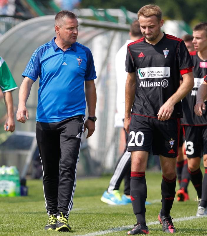 Football. III Liga. Grunwald Ruda Slaska - Gornik II Zabrze. 12.09.2015