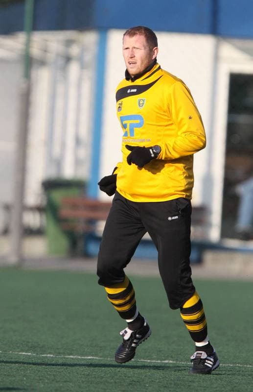 Football. Sparing. GKS Katowice - Hutnik Krakow. 09.02.2011