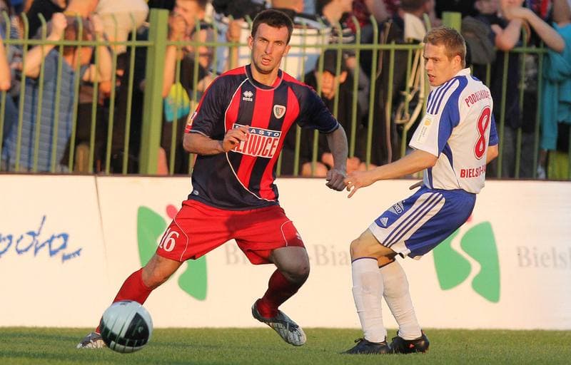 Football. I liga. Podbeskidzie Bielsko-Biala - Piast Gliwice. 11.05.2011