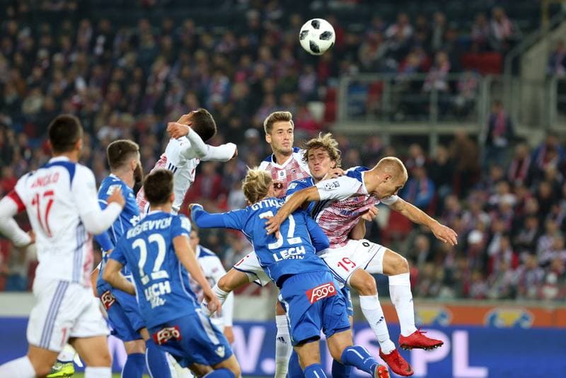 Football. Lotto Ekstraklasa. Gornik Zabrze - Lech Poznan. 05.10.2018