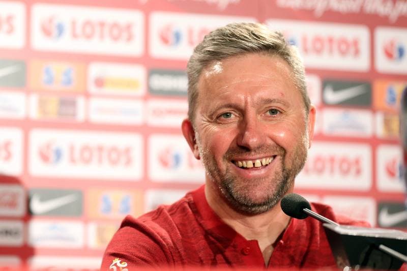 Football. Poland national team. Press Conference. 08.10.2018