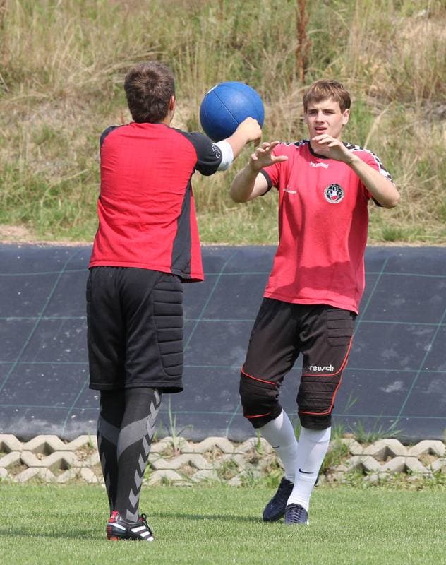 Football. Polonia Warszawa. Training. 14.07.2011