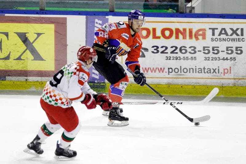Ice Hockey. Polska Hokej Liga. Zaglebie Sosnowiec - Weglokoks Kraj Polonia Bytom. 13.01.2019
