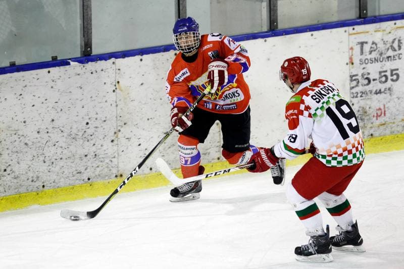 Ice Hockey. Polska Hokej Liga. Zaglebie Sosnowiec - Weglokoks Kraj Polonia Bytom. 13.01.2019