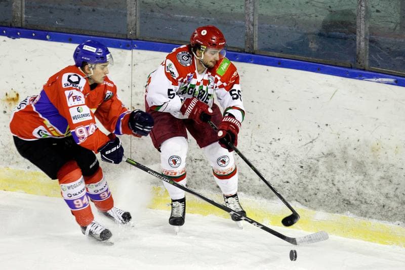 Ice Hockey. Polska Hokej Liga. Zaglebie Sosnowiec - Weglokoks Kraj Polonia Bytom. 13.01.2019