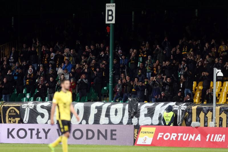 Football. Fortuna I Liga. GKS Katowice - Rakow Czestochowa. 09.03.2019