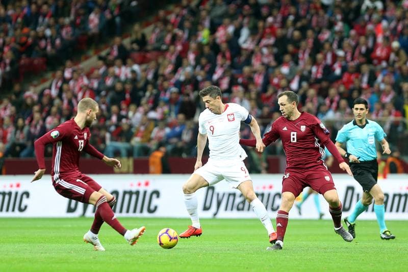 Football. Euro 2020 Qualifiers. Poland - Latvia. 24.03.2019