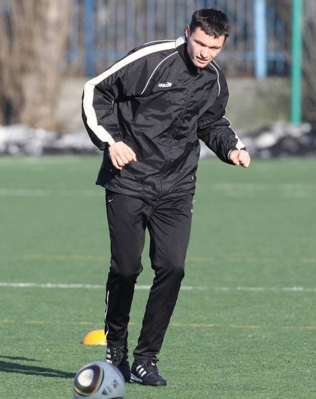 Football. Ruch Radzionkow. Training. 17.01.2011