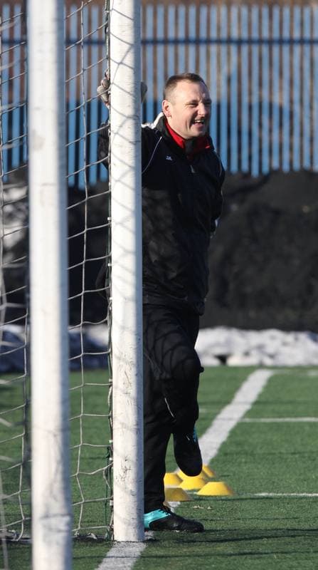 Football. Ruch Radzionkow. Training. 17.01.2011