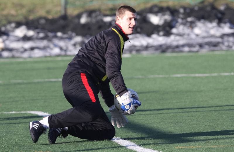 Football. Ruch Radzionkow. Training. 17.01.2011