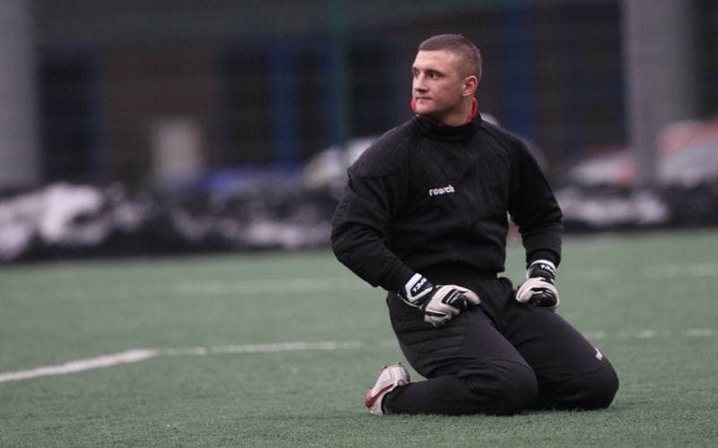 Football. Sparing. GKS Katowice - LZS Lesnica. 05.02.2011