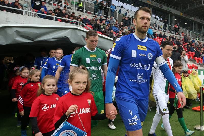 Football. Fortuna I Liga. GKS Tychy - Wigry Suwalki. 28.04.2019