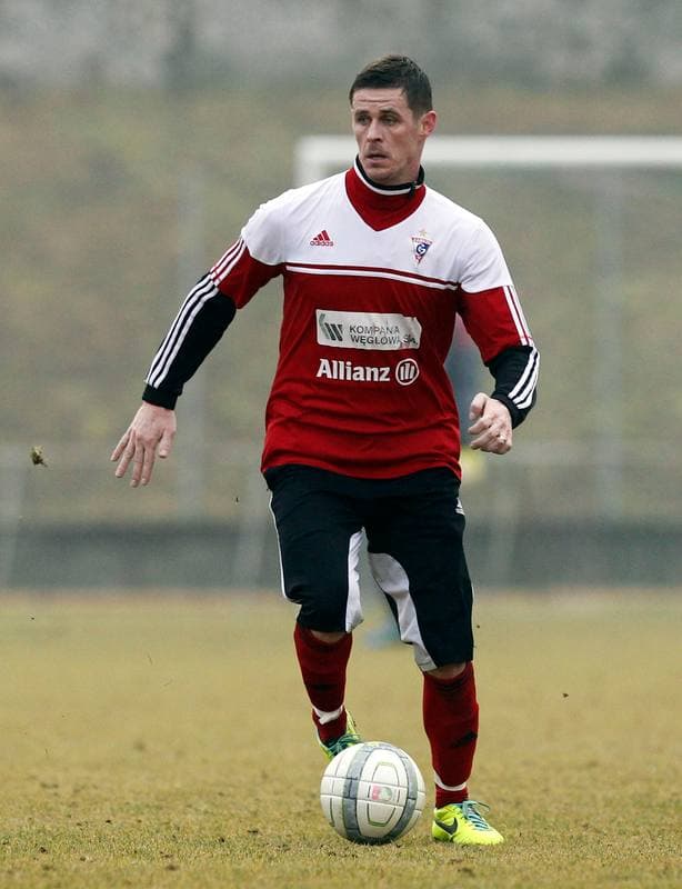 Football. Sparing. Zaglebie Sosnowiec - Gornik Zabrze. 18.01.2014