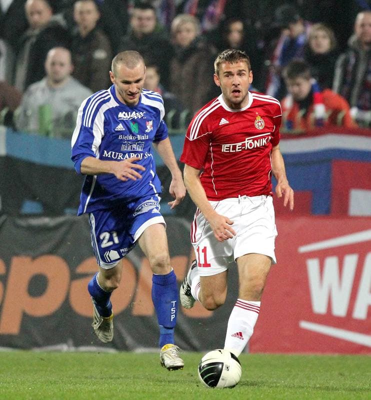 Football. Puchar Polski. Podbeskidzie Bielsko-Biala - Wisla Krakow. 16.03.2011