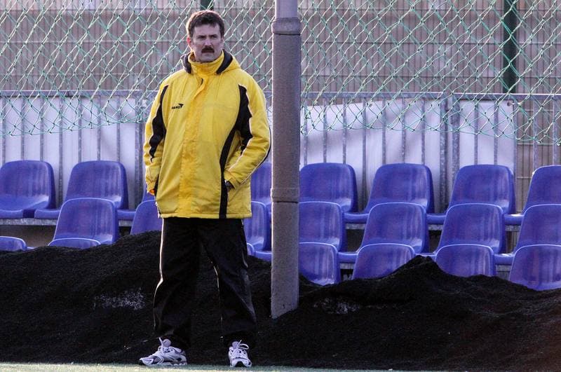 Football. Sparing. GKS Katowice - Hutnik Krakow. 09.02.2011