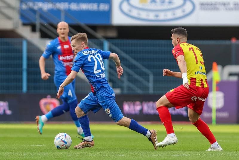 Football. PKO BP Ekstraklasa. Piast Gliwice - Korona Kielce. 12.05.2023