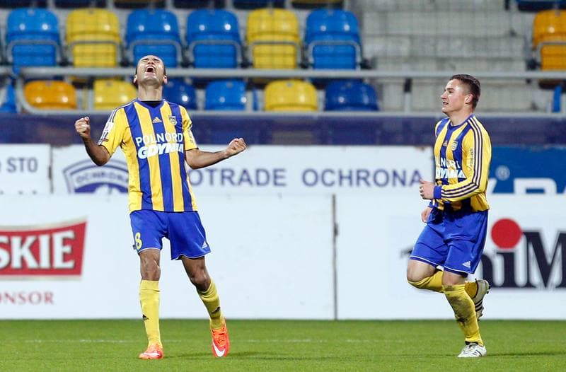 Football. I Liga. Arka Gdynia - GKS Katowice. 16.11.2014