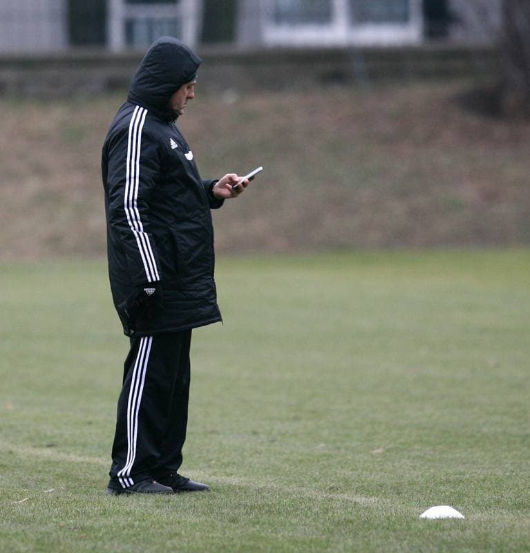 Football. Gornik Zabrze. Training. 07.01.2016
