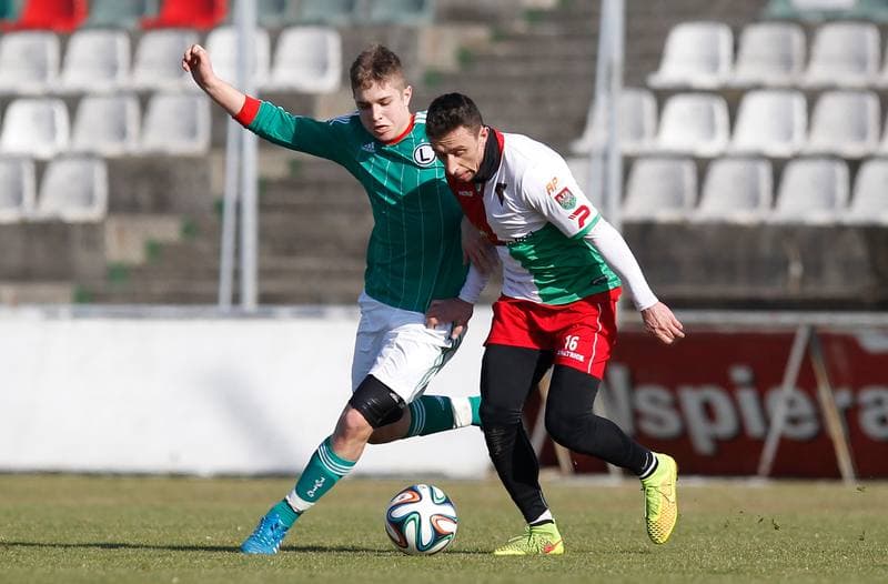 Football. Friendly Match. Zaglebie Sosnowiec - Legia II Warsaw. 21.02.2015
