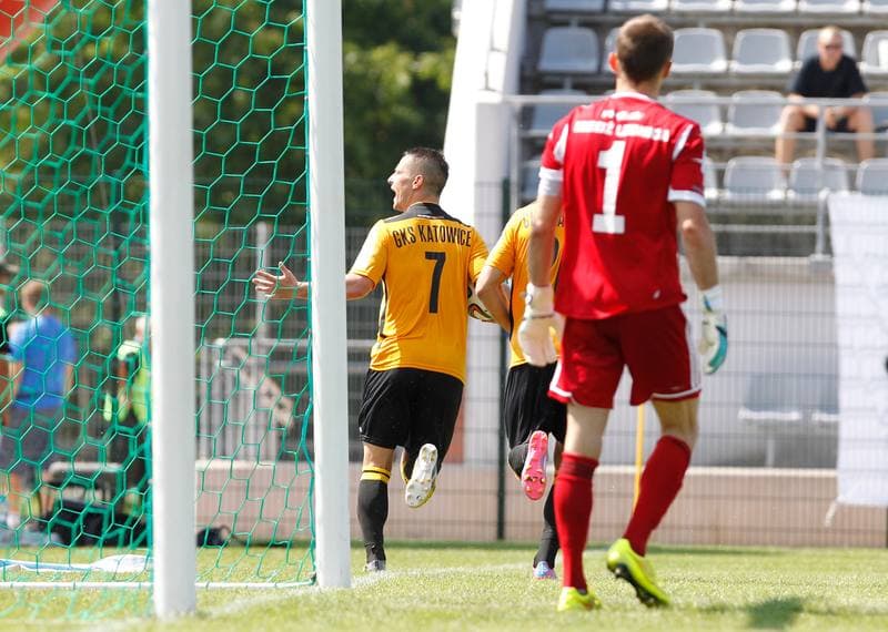 Football. I Liga. Miedz Legnica - GKS Katowice. 10.08.2014