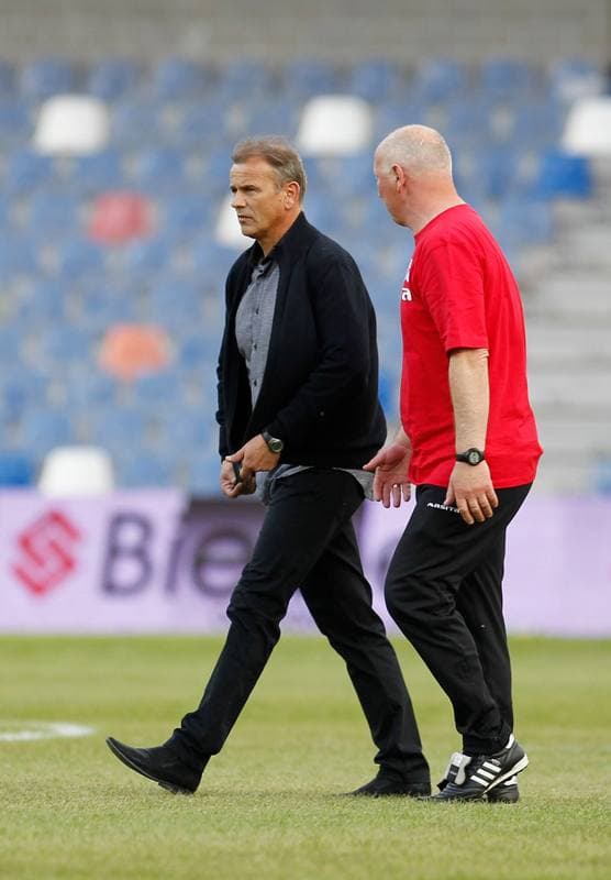 Football. T-Mobile Ekstraklasa. Podbeskidzie Bielsko Biala - Cracovia Krakow. 29.05.2015