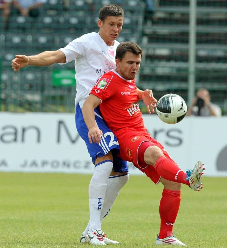 Football. T-Mobile Ekstraklasa. Podbeskidzie Bielsko-Biala - Widzew Lodz. 14.08.2011