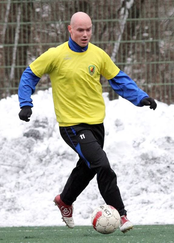 Football. Sparing. Ruch Radzionkow - Polonia Laziska Gorne. 14.01.2012