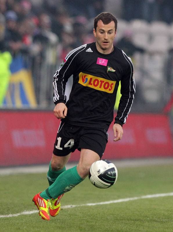 Football. T-Mobile Ekstraklasa. Cracovia Krakow - Lechia Gdansk. 18.02.2012