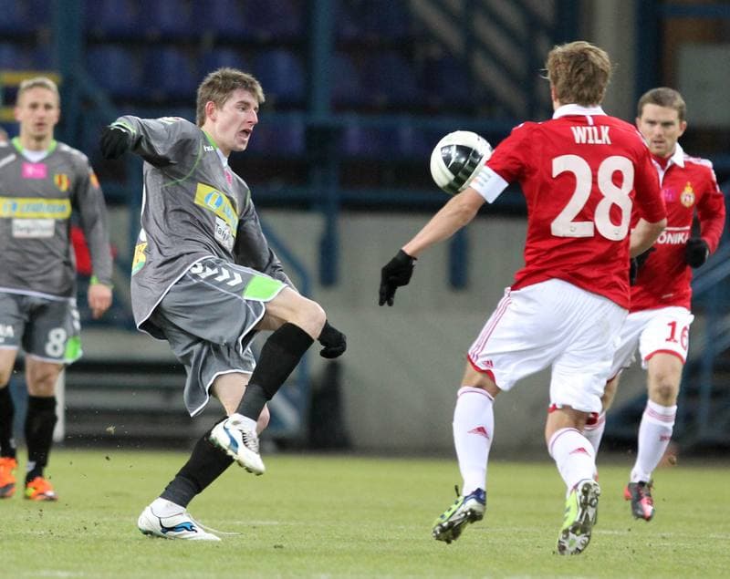 Football. T-Mobile Ekstraklasa. Wisla Krakow - Korona Kielce. 26.02.2012