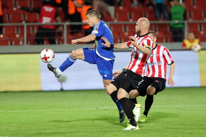 Football. Lotto Ekstraklasa. Cracovia Krakow - Ruch Chorzow. 19.05.2017