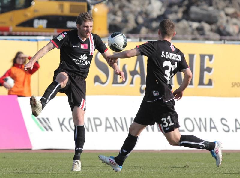 Football. T-Mobile Ekstraklasa. Gornik Zabrze - LKS Lodz. 17.03.2012