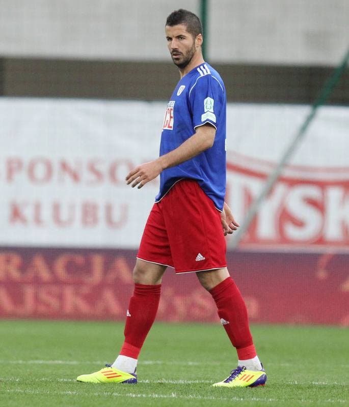 Football. I liga. Piast Gliwice - Olimpia Elblag. 18.04.2012