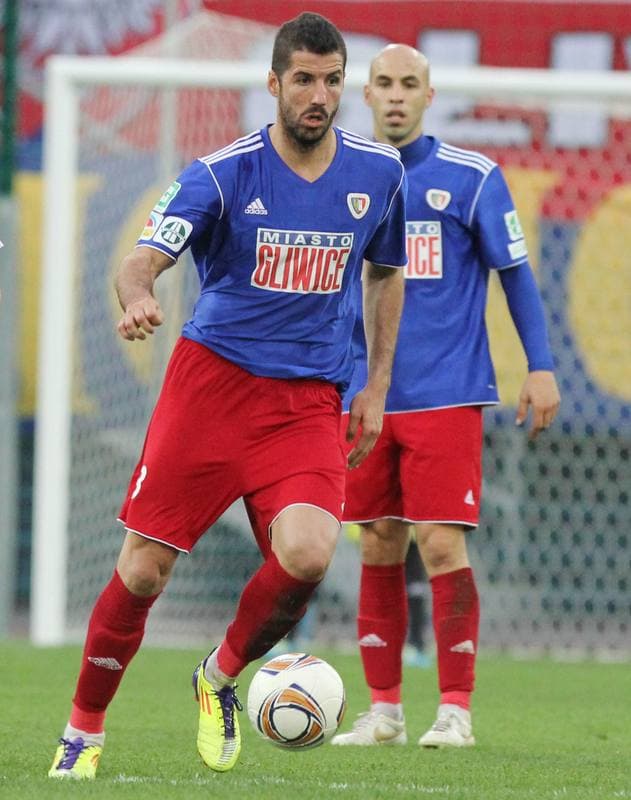 Football. I liga. Piast Gliwice - Olimpia Grudziadz. 22.04.2012
