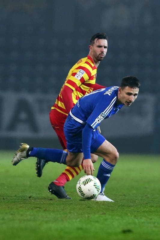 Football. Lotto Ekstraklasa. Ruch Chorzow - Jagiellonia Bialystok. 26.11.2016