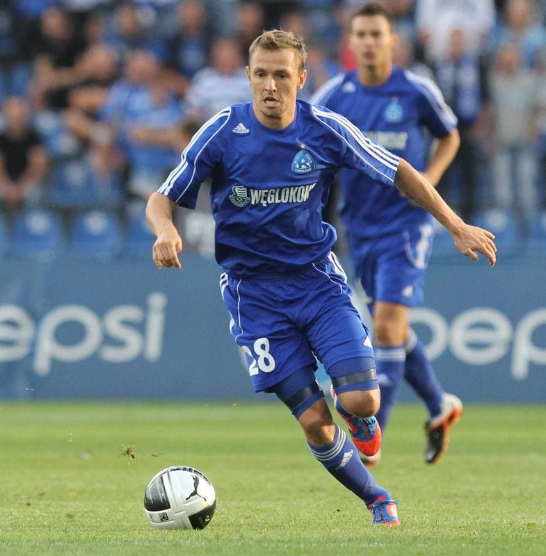 Football. Europa League. Ruch Chorzow - Metalurg Skopje. 19.07.2012