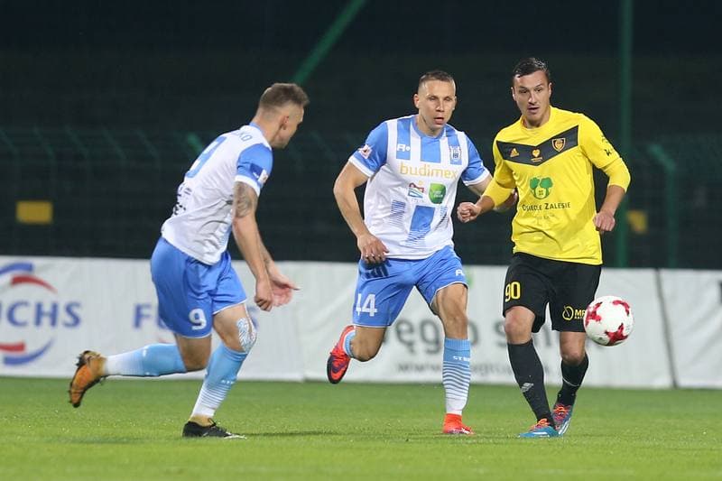 Football. Nice I Liga. GKS Katowice - Stomil Olsztyn. 18.10.2017