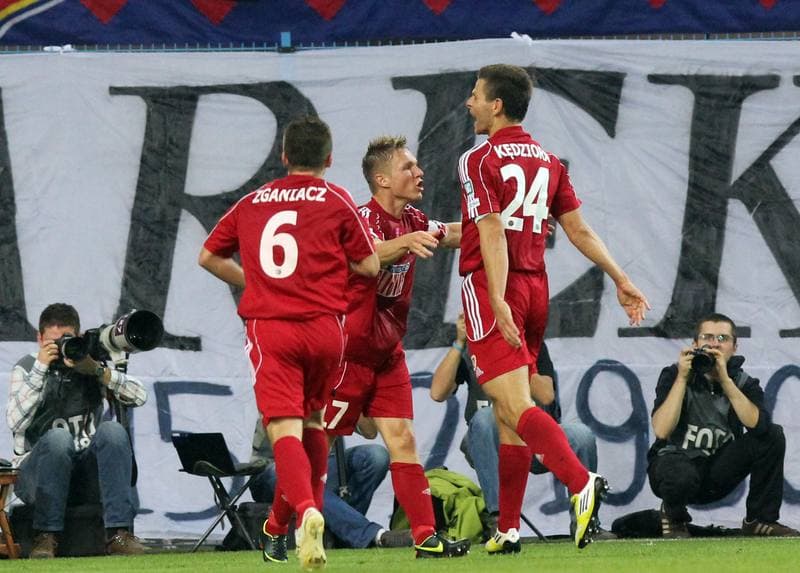 Football. T-Mobile Ekstraklasa. Piast Gliwice - Wisla Krakow. 01.10.2012