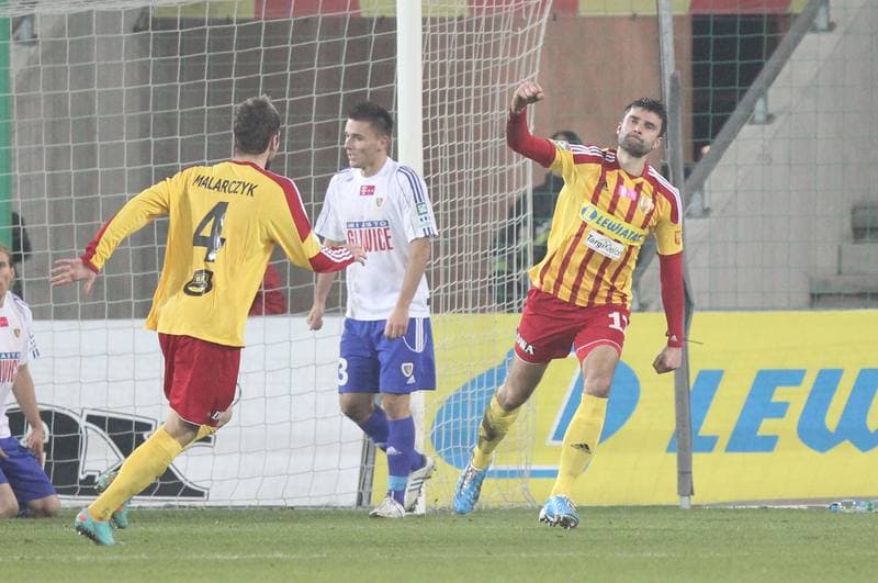 Football. T-Mobile Ekstraklasa. Korona Kielce - Piast Gliwice. 23.11.2012