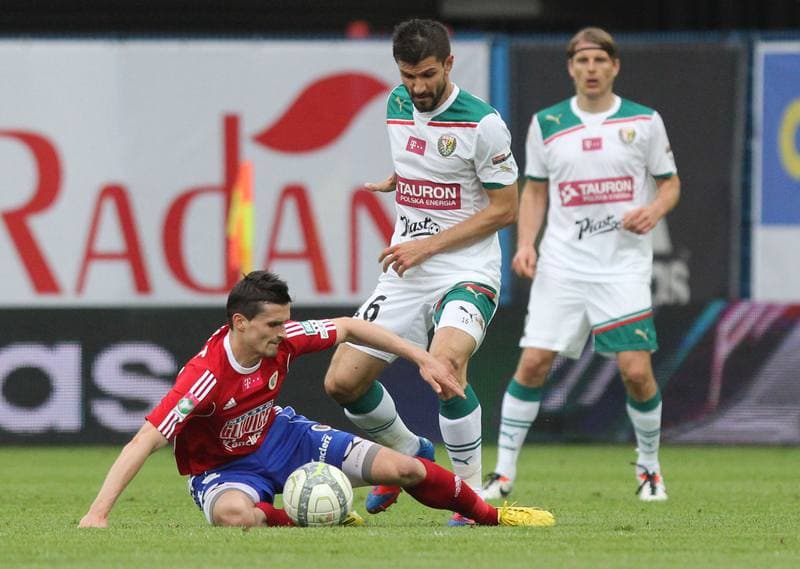 Football. T-Mobile Ekstraklasa. Piast Gliwice - Slask Wroclaw. 12.05.2013
