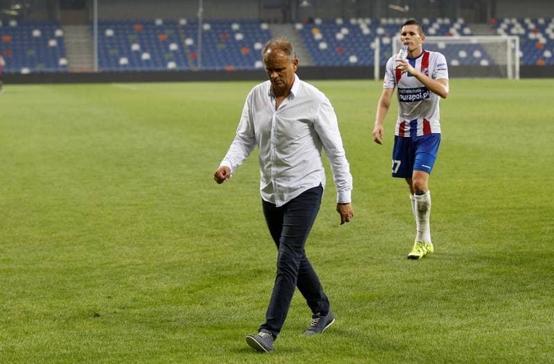 Football. PKO BP Ekstraklasa. Podbeskidzie Bielsko Biala - Pogon Szczecin. 17.08.2015