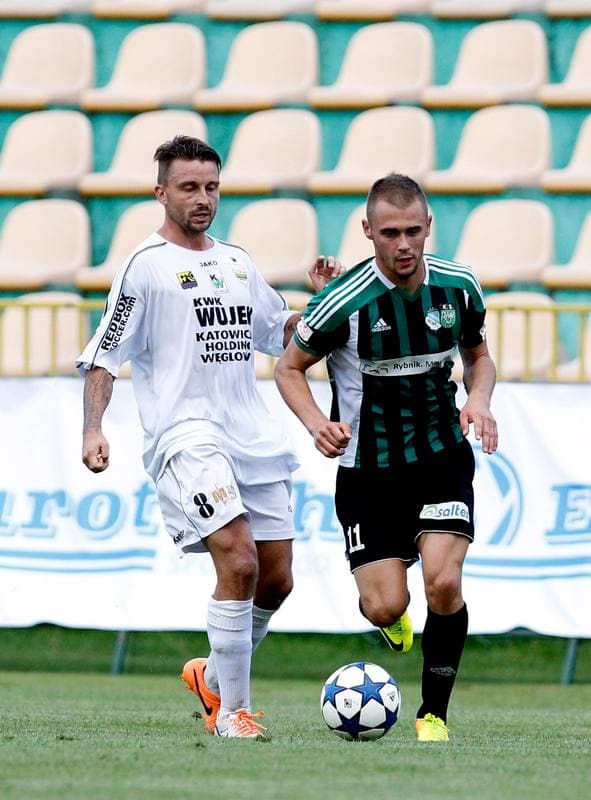 Football. II Liga. Rozwoj Katowice - Energetyk ROW Rybnik. 09.08.2014