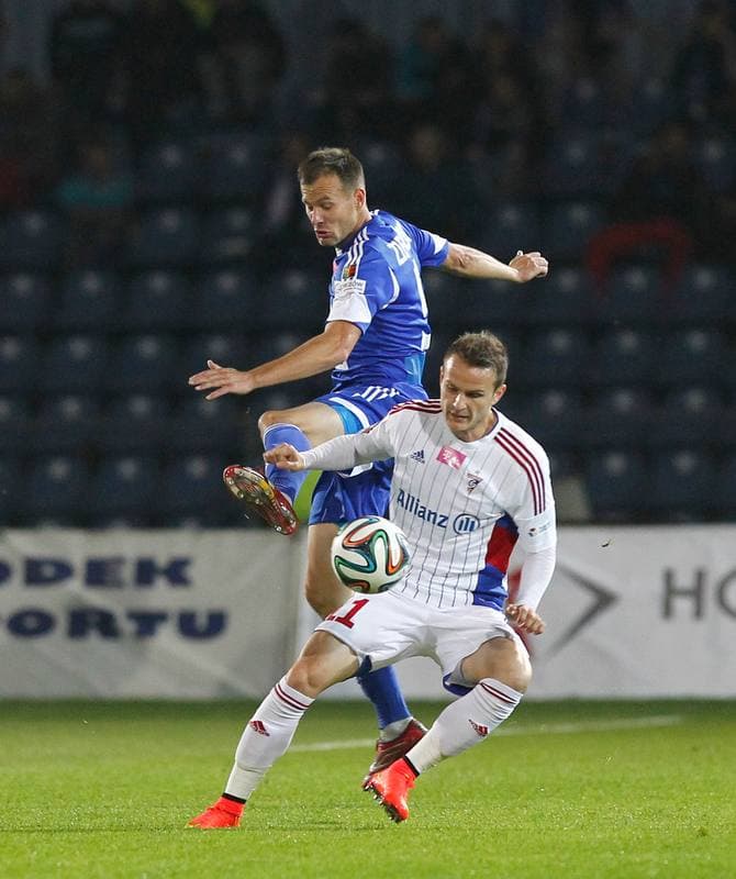 Football. T-Mobile Ekstraklasa. Ruch Chorzow - Gornik Zabrze. 04.10.2014