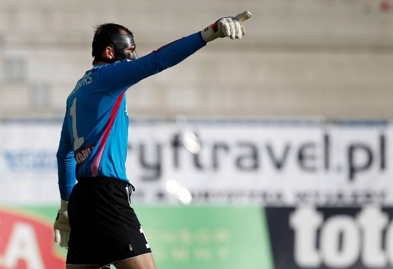 Football. T-Mobile Ekstraklasa. Gornik Zabrze - Pogon Szczecin. 02.11.2014