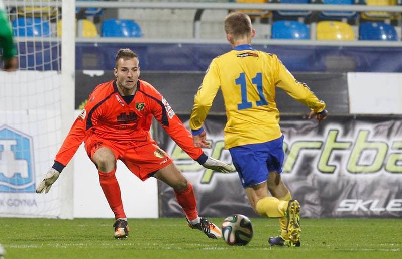 Football. I Liga. Arka Gdynia - GKS Katowice. 16.11.2014